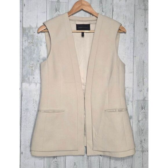 BCBGMaxazria Eddie Professional Vest Cream Sz. S - Picture 5 of 9